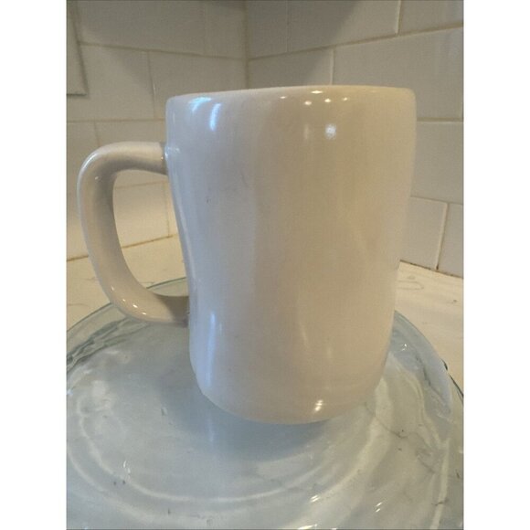 FIGHTER White Coffee Mug by Magenta. Rae Dunn Artisan Collection Design. - Picture 5 of 10